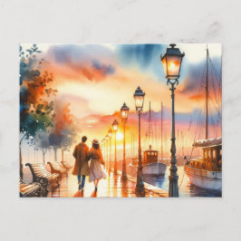 Boardpromenad Stroll Vykort