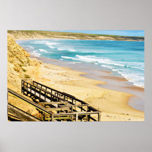 Boardpromenad till stranden, Poster