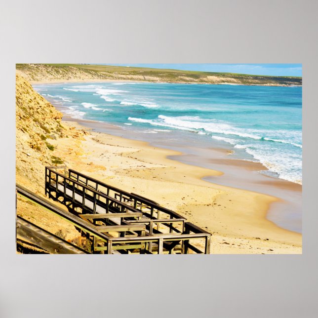 Boardpromenad till stranden, Poster (Framsidan)