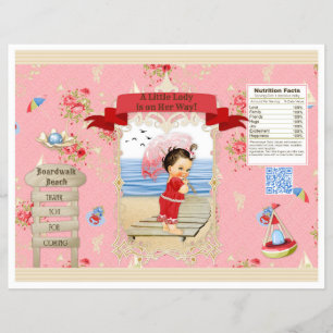Boardpromenad Victoriana Beach Summer Chip Bag Reklamblad