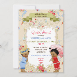 Boardpromenad Victoriana Beach Summer Gender Revea Inbjudningar