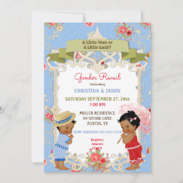 Boardpromenad Victoriana Beach Summer Gender Revea Inbjudningar