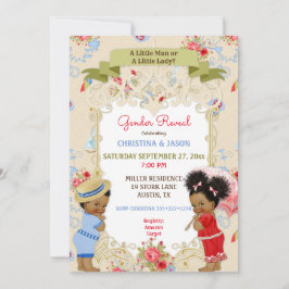 Boardpromenad Victoriana Beach Summer Gender Revea Inbjudningar