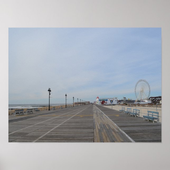 Boardpromenaden i Ocean City, NJ Poster (Framsidan)