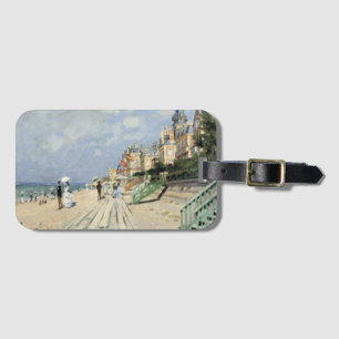 Boardpromenaden vid Trouville av Claude Monet Bagagebricka