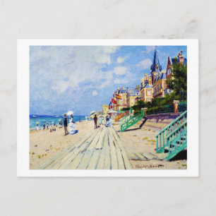 Boardpromenaden vid Trouville Claude Monet Vykort