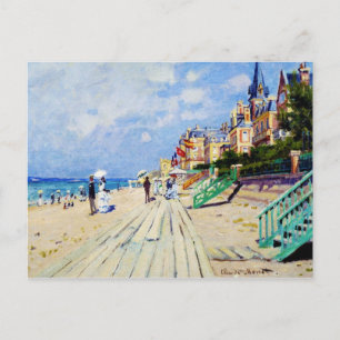 Boardpromenaden vid Trouville Claude Monet Vykort
