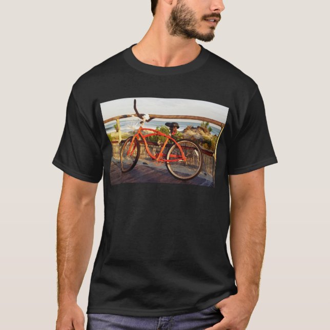 Boardpromenke Bike Tee Shirt (Framsida)