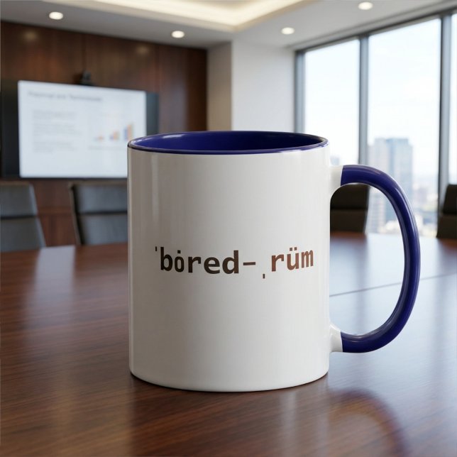 Boardroom Humor Office Corporate Business Mug Mugg (Skapare uppladdad)