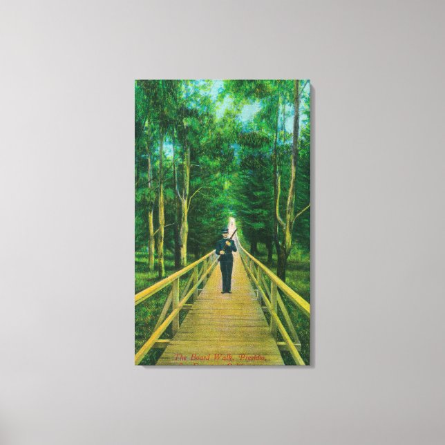 Boardwalevy vid Presidio Canvastryck (Framsida)