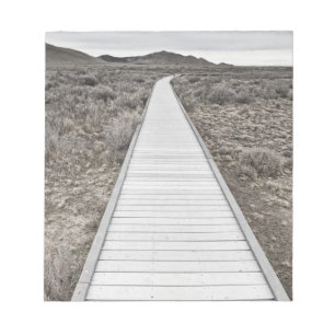 Boardwalk till och med öknen anteckningsblock