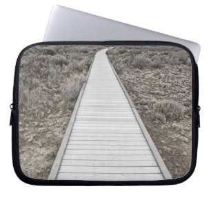 Boardwalk till och med öknen laptop sleeve