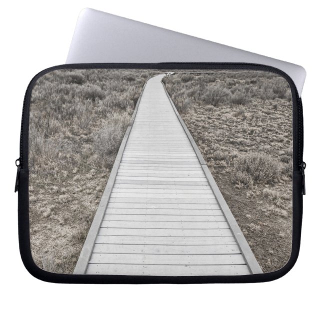 Boardwalk till och med öknen laptop sleeve (Framsidan)