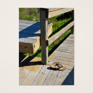 Boardwalk till stranden visitkort
