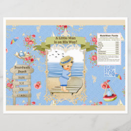 Boardwalk Victoriana Beach Sommar Chipspåse Reklamblad