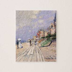 Boardwalken på Trouville Claude Monet Pussel