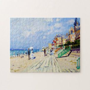 Boardwalken på Trouville Claude Monet Pussel