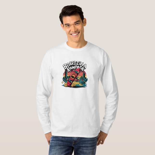 Boardzilla Rampage Urban Långärmad T-Shirt (Hel framsida)