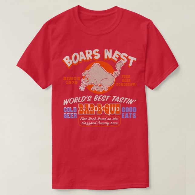 Boars Nest sedan 1979 T Shirt (Design framsida)