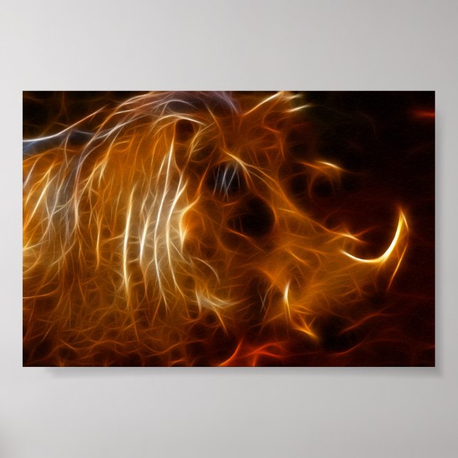 Boars skönhet i beasten poster (Framsidan)