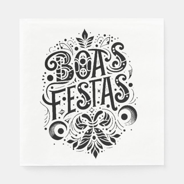 Boas Festas Pappersservett (Framsidan)