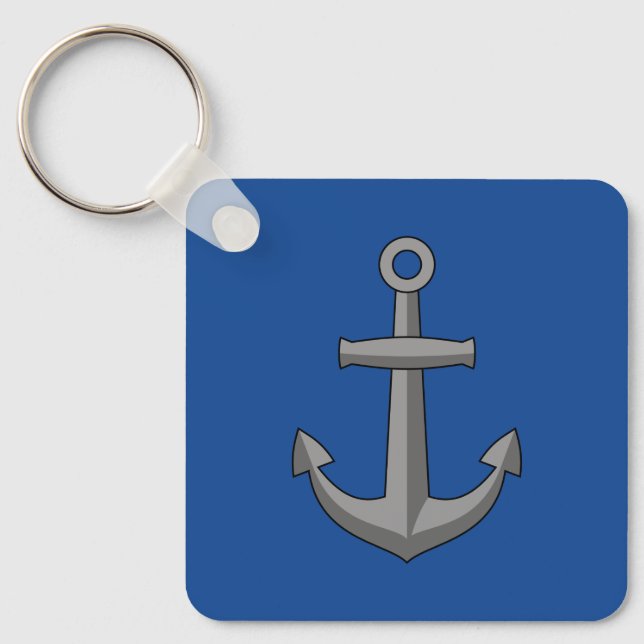 Boat Anchor-Tecknad Nyckelring (Framsida)