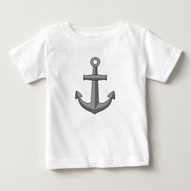 Boat Anchor-Tecknad T Shirt (Framsida)