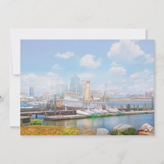 Boat - Balitimore, MD - Steam tug Baltimore 1906 (Framsida)