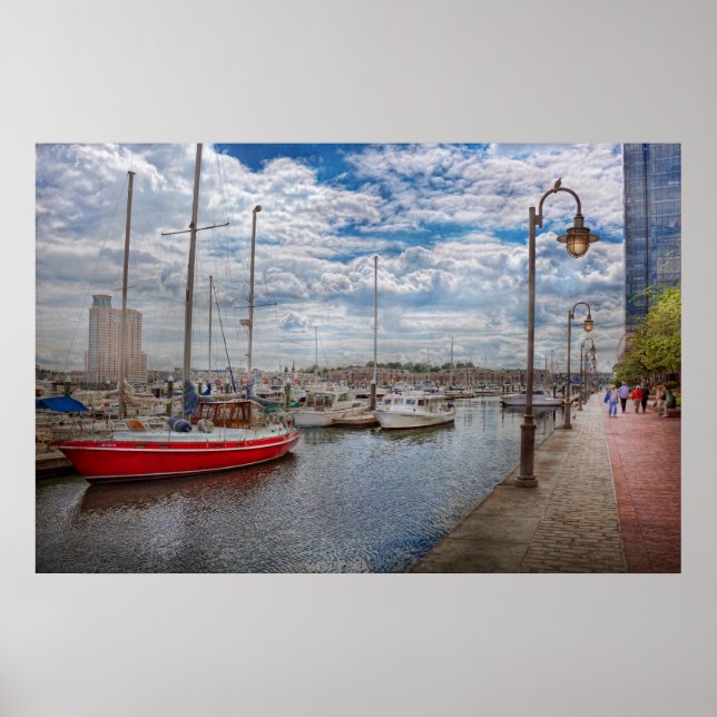 Boat - Baltimore, MD - En bra på Baltimore Poster (Framsidan)
