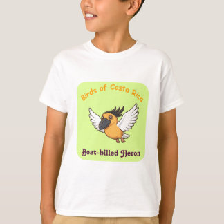 Boat-billed Heron(Birds of Costa Rica) T Shirt