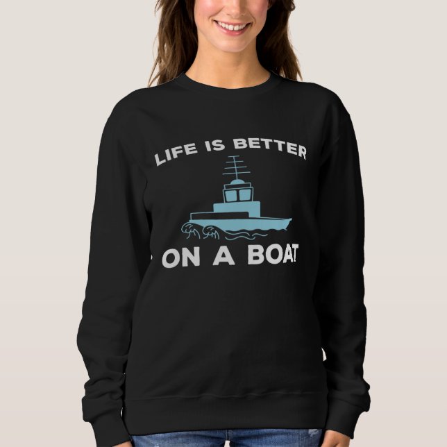 Boat  Boating T Shirt (Framsida)