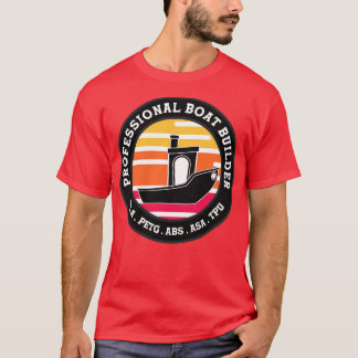Boat Builder 1 för benchy-Professionell-utskrift 1 T Shirt