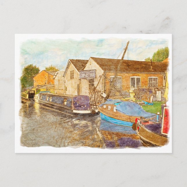 Boat Builders Vykort (Framsida)