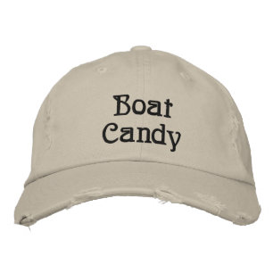 Boat Candy Embroized Hat Broderad Keps