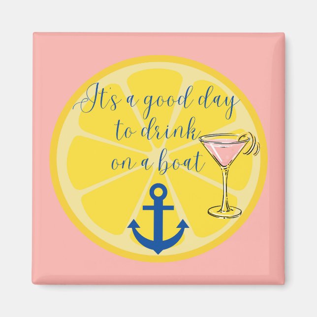 Boat Cruise Door Magnet (Framsidan)