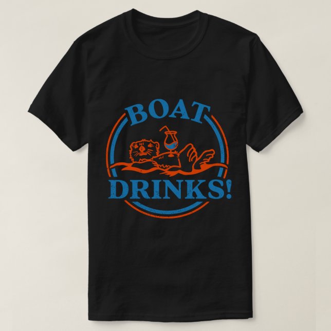 Boat Drinking!_quot_ Cute _amp_ Lustigt, extra Dri T Shirt (Design framsida)