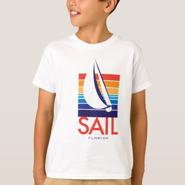 Boat Färg Square_SAIL Florida Tee (Framsida)