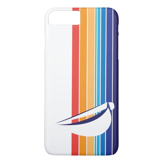 Boat Färg Square_vågrät hues_anpassningsbar design Case-Mate iPhone Skal (Baksida)