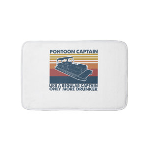 Boat Gift Funny Vintage Pontoon Boat Gift Idea Badrumsmatta