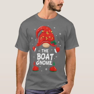 Boat Gnome Matching Family Group jul Party T Shirt