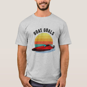 Boat Goals V1... Sunset Boating Shirt T Shirt