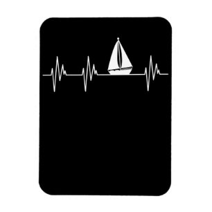 Boat Heartslag Boat Frakt Sailor Cruise Älskare G Magnet