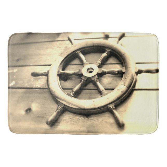 Boat Helm Bath Mat Badrumsmatta (Framsidan)