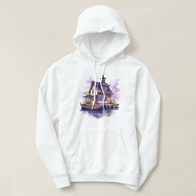 Boat House Hooded Sweatshirt (Design framsida)