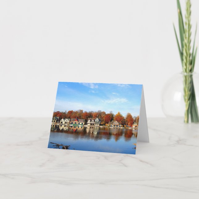 Boat House Row, Philadelphia, PA Kort (Framsida)