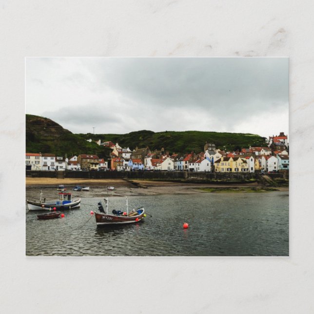 Boat i Staithes Vykort (Framsida)