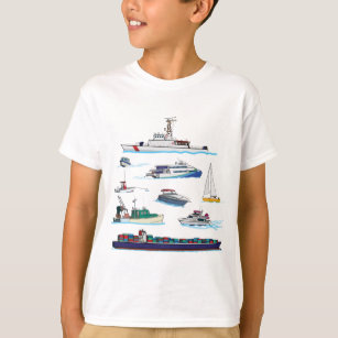 Boat-illustrationer T-Shirt