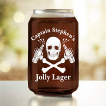 Boat kapten Jolly Lager Anpassningsbar Beer Pirat 