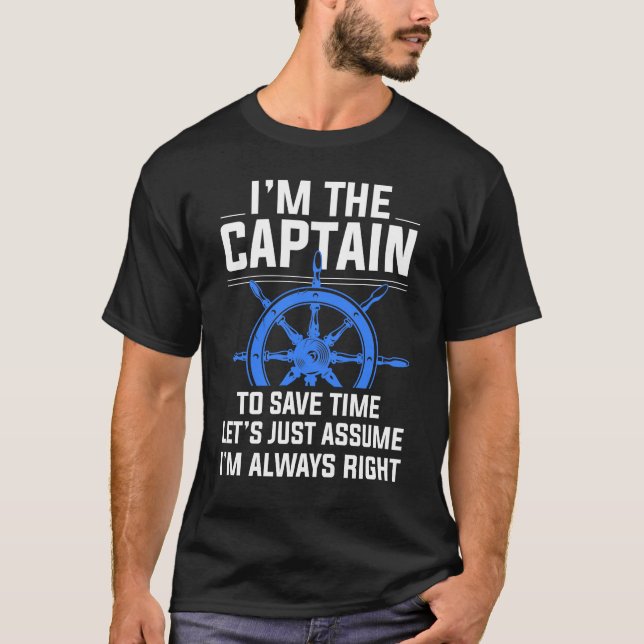 Boat Kapten Shirt,Boat Älskare Gift,Boat Kapten T Shirt (Framsida)