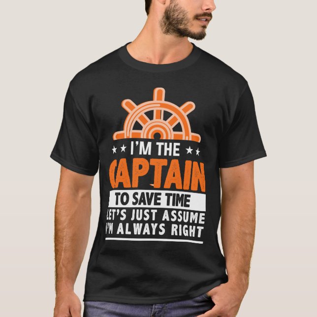 Boat Kapten Shirt,Boat Älskare Gift,Boat Kapten T Shirt (Framsida)